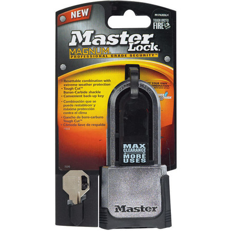 MASTER LOCK PADLOCK DBL LOCK STL 2"" M176XDLHCCSEN